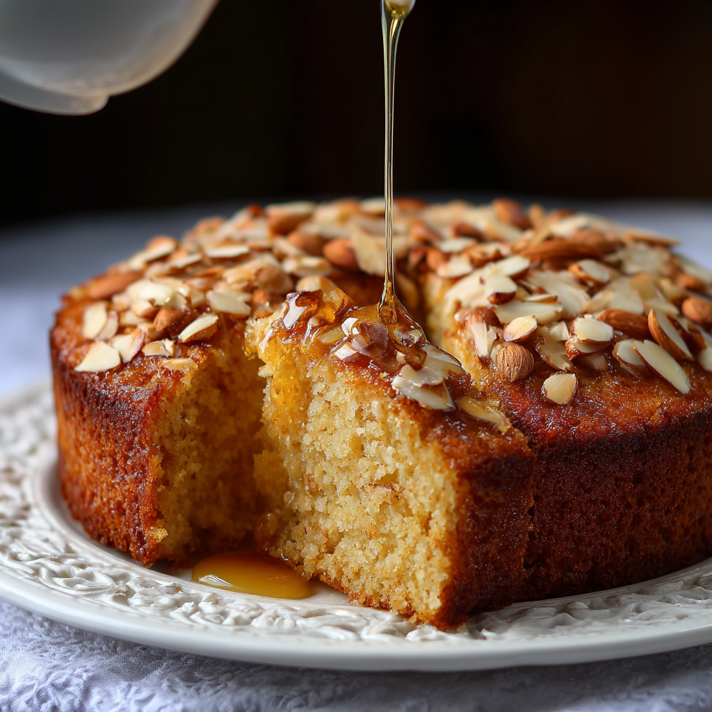 Honey Almond Cake Recipe