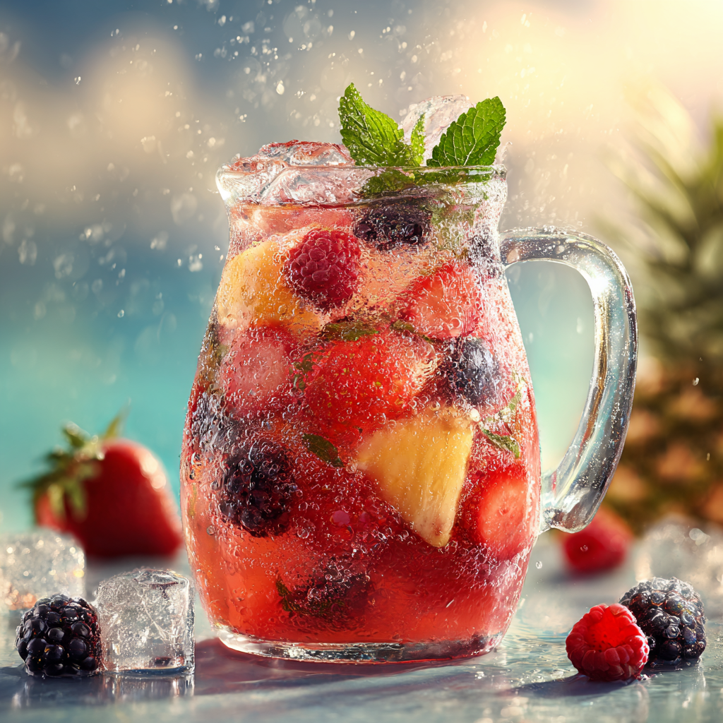 Tropical Berry Splash Recipe - Recipe Image