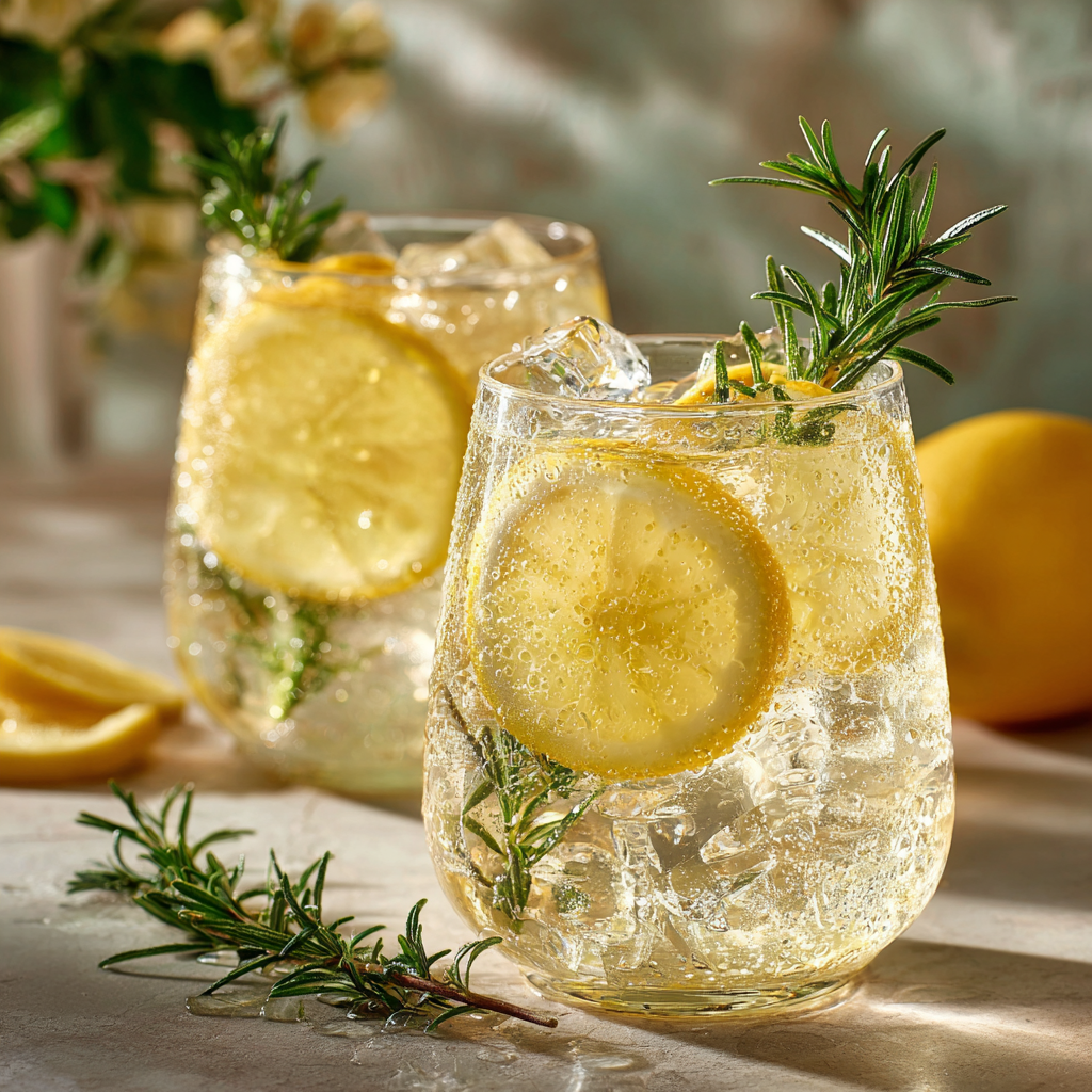 Lemon Rosemary Spritzer Recipe