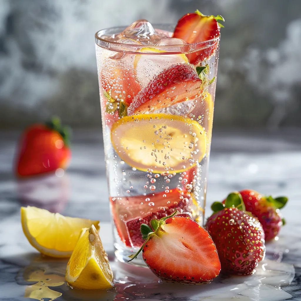 Strawberry Lemon Fizz Recipe