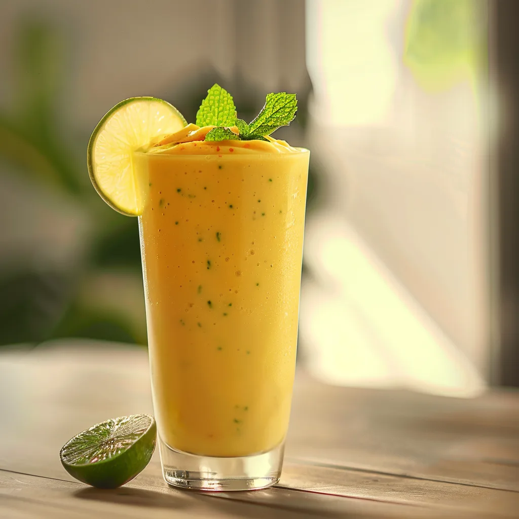 Mango Lime Smoothie Recipe 2 Mango Lime Smoothie Recipe - Recipe Image