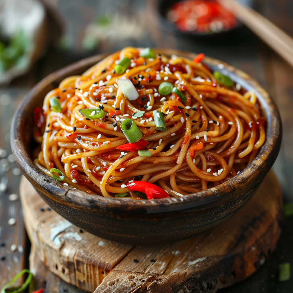 Spicy Garlic Noodles Recipe
