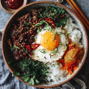 Beef Bulgogi Rice Bowl Recipe