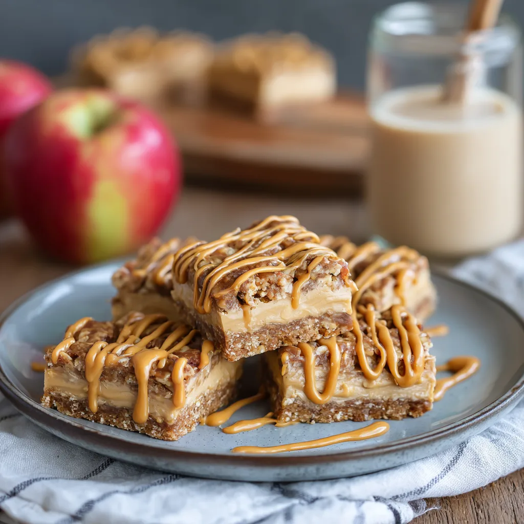 Apple Peanut Butter Slices Recipe