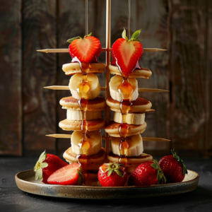 Home 3 Mini Pancake Skewers Recipe