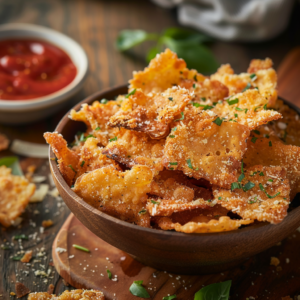Air Fryer Pasta Chips Recipe
