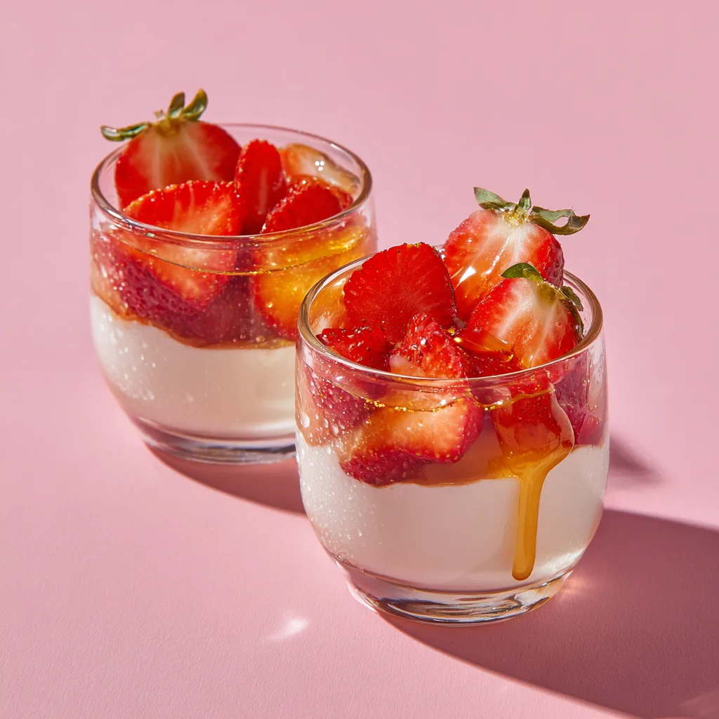 Strawberry Yogurt Cups Recipe 3 Strawberry Yogurt Cups Recipe - Recipe Image