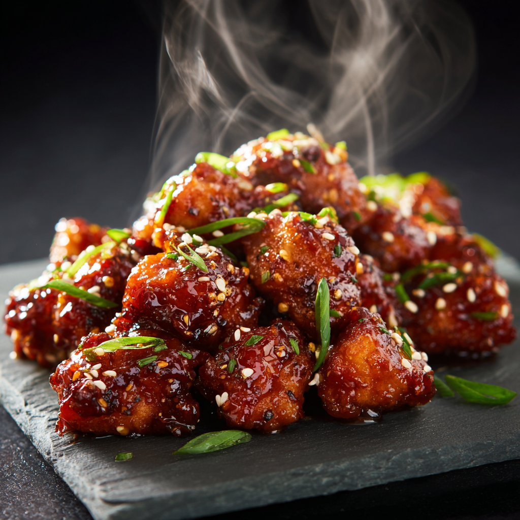 Honey Garlic Chicken Bites Recipe