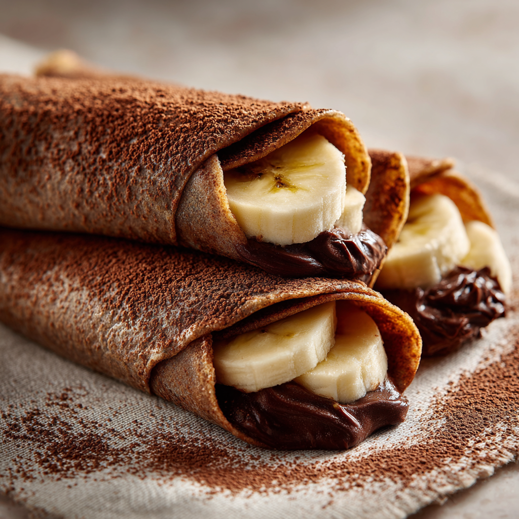Chocolate Banana Roll-Ups Recipe