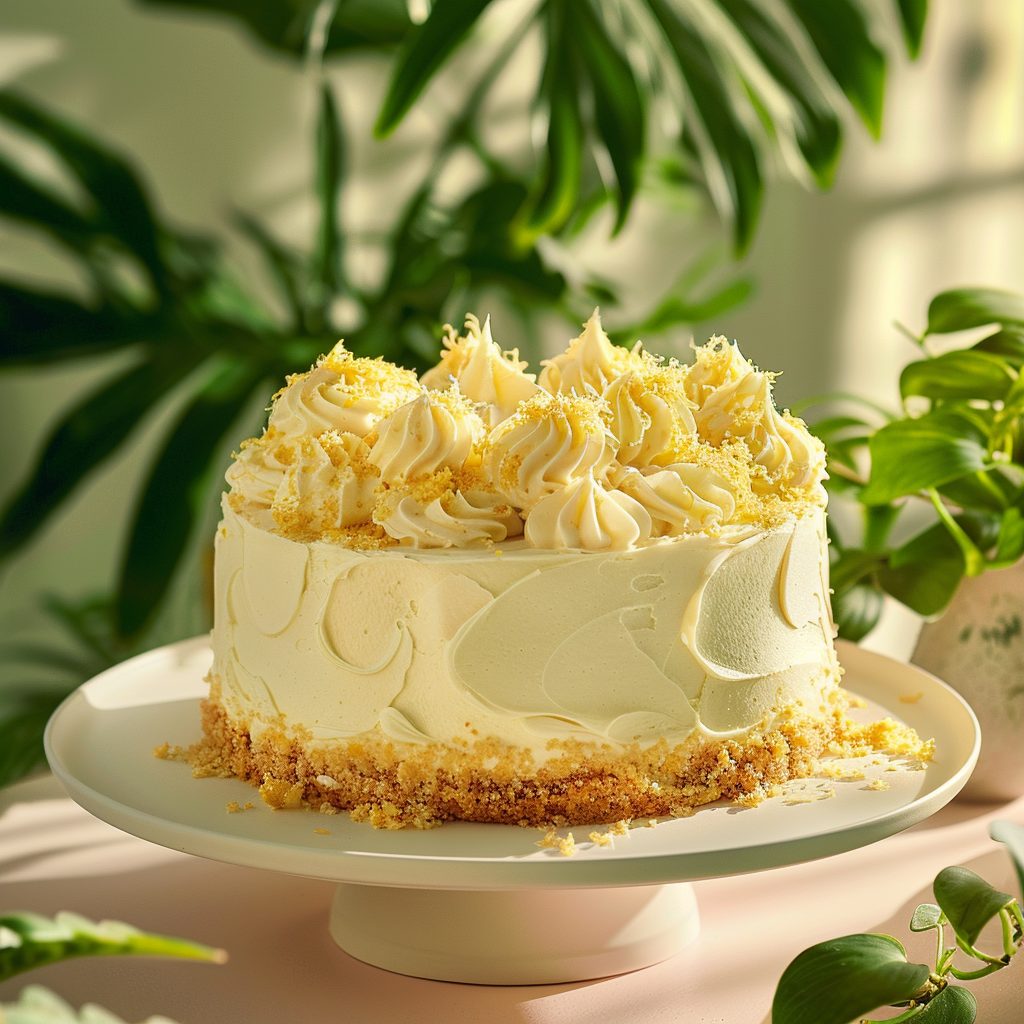 Lemon Cream Cloud Cake Recipe