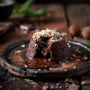 Chocolate Coconut Lava Cake Recipe