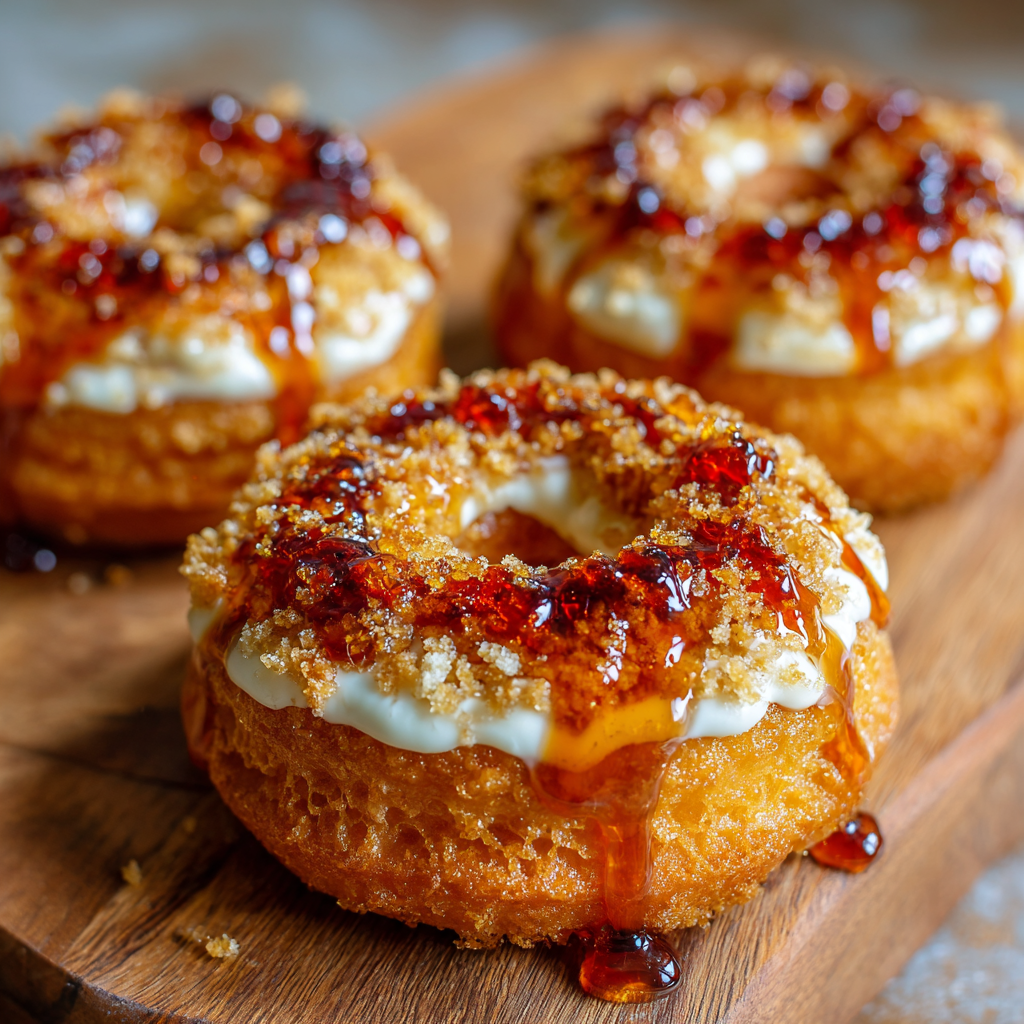 Crème Brûlée Donuts 🍮 Recipe