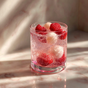 Sparkling Raspberry Lychee Cooler Recipe