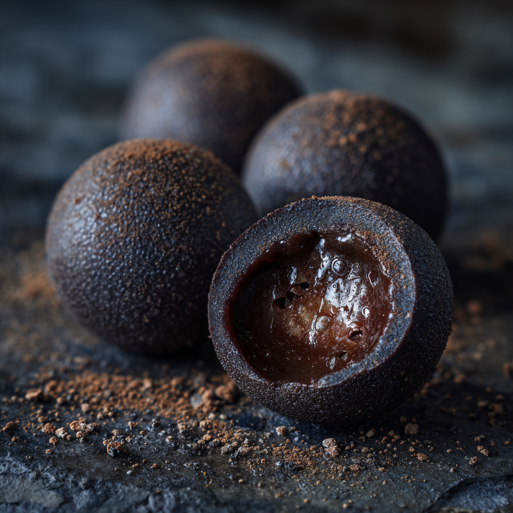 Coconut Ash Brownie Bombs: Decadent Chocolate Treats Recipe - Recipe Image