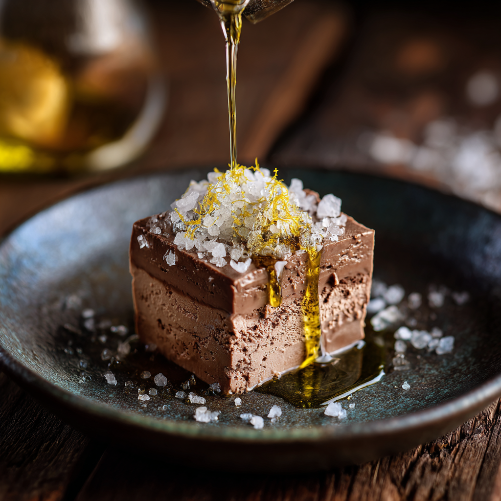 Chocolate Olive Oil Semifreddo: An Airy Frozen Delight Recipe - Recipe Image