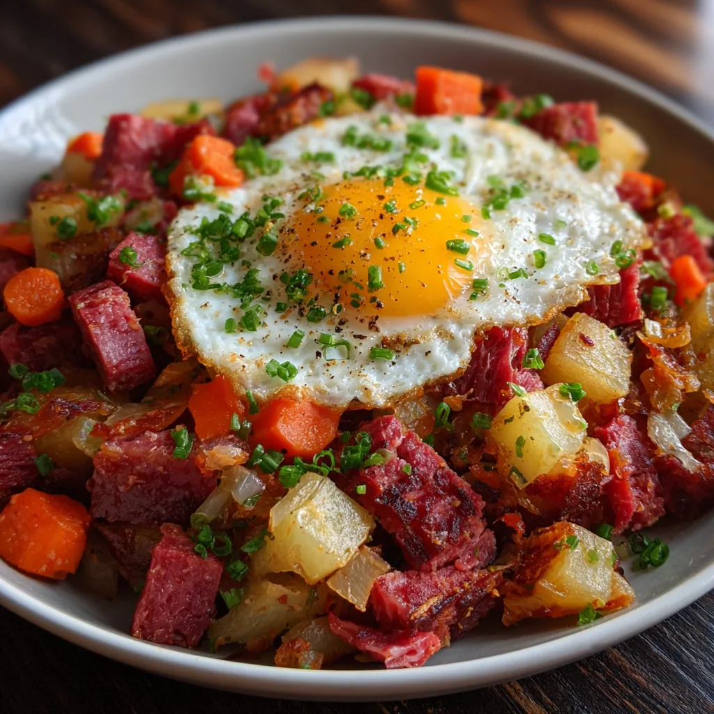 Easy Homemade Corned Beef Hash Recipe 2 Easy Homemade Corned Beef Hash Recipe - Recipe Image
