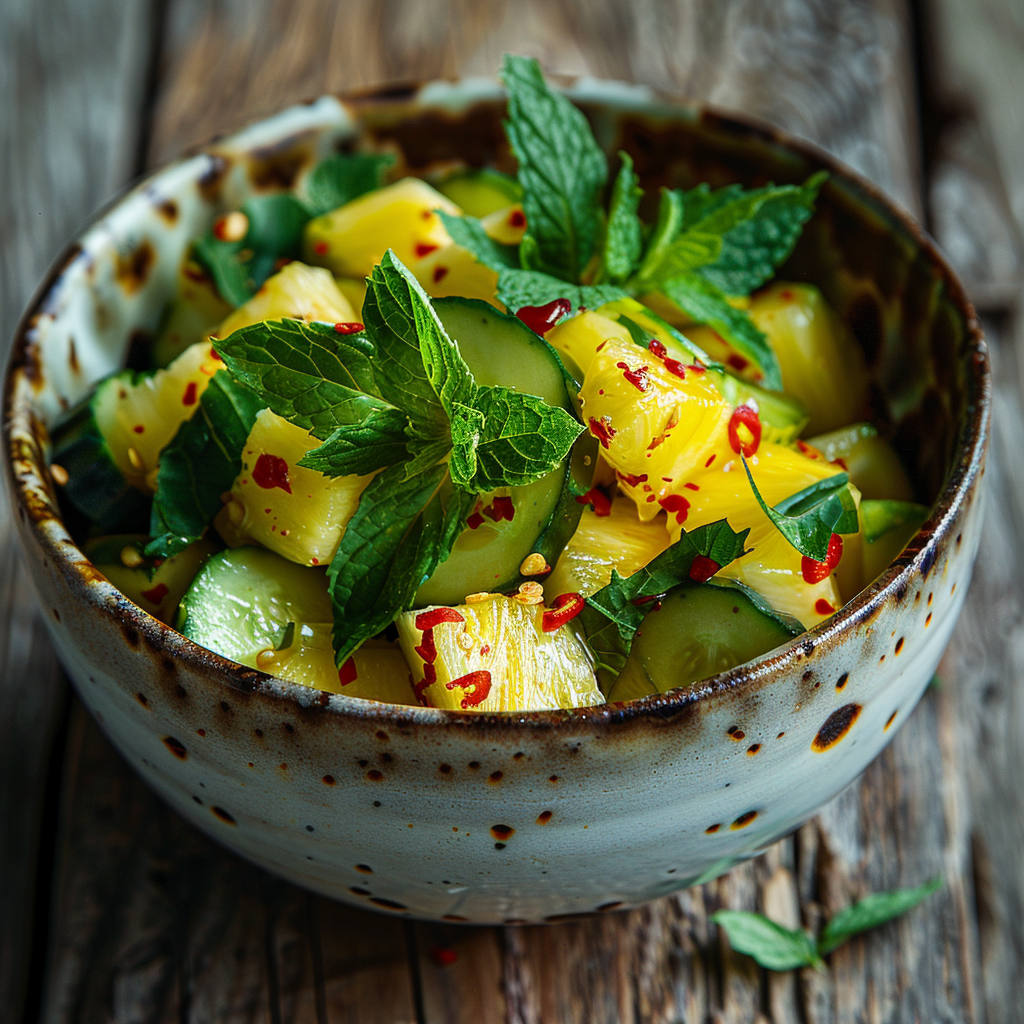 Pineapple Cucumber Salad Recipe - Recipe Image