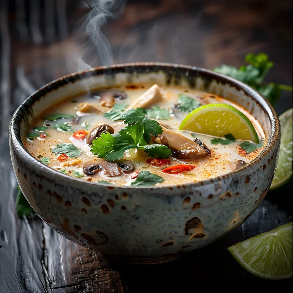 Thai Coconut Curry Soup Recipe - Recipe Image