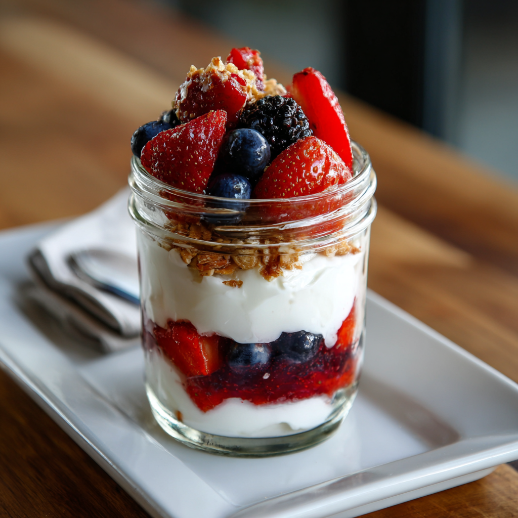 Yogurt Berry Parfait Recipe - Recipe Image