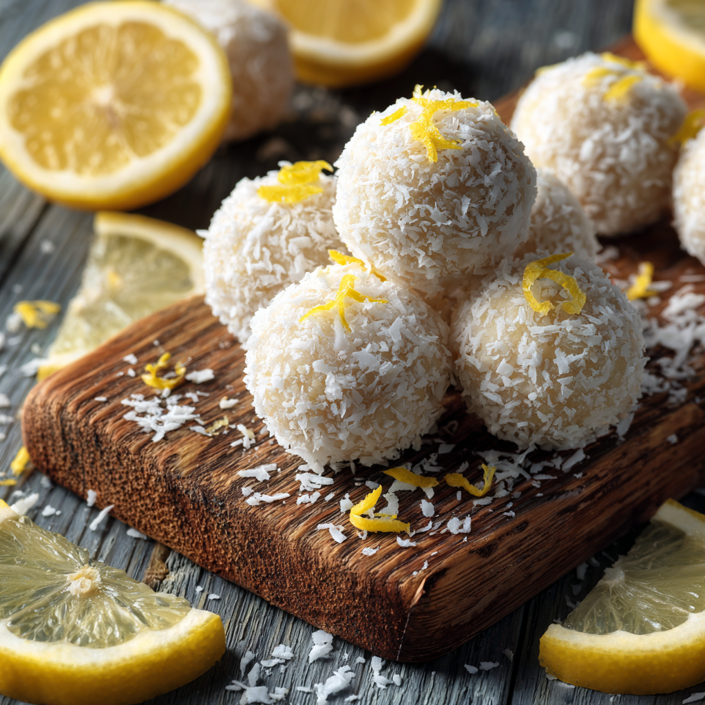 Lemon Coconut Energy Bites Recipe