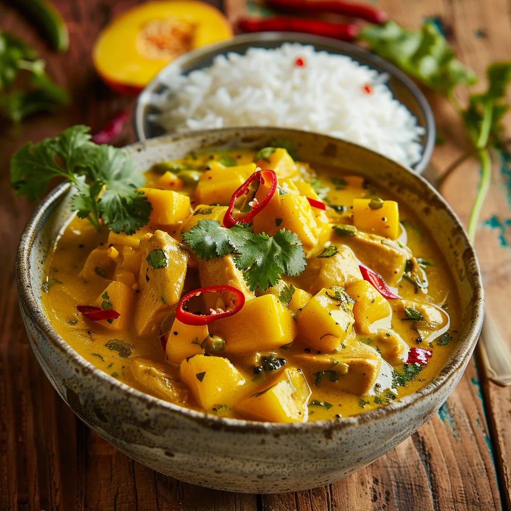 Mango Chicken Curry Recipe 2 Mango Chicken Curry Recipe - Recipe Image