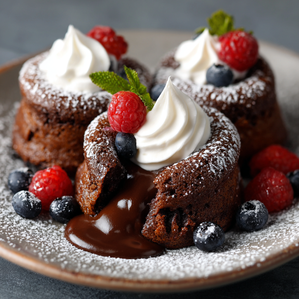 Mini Chocolate Lava Cakes Recipe