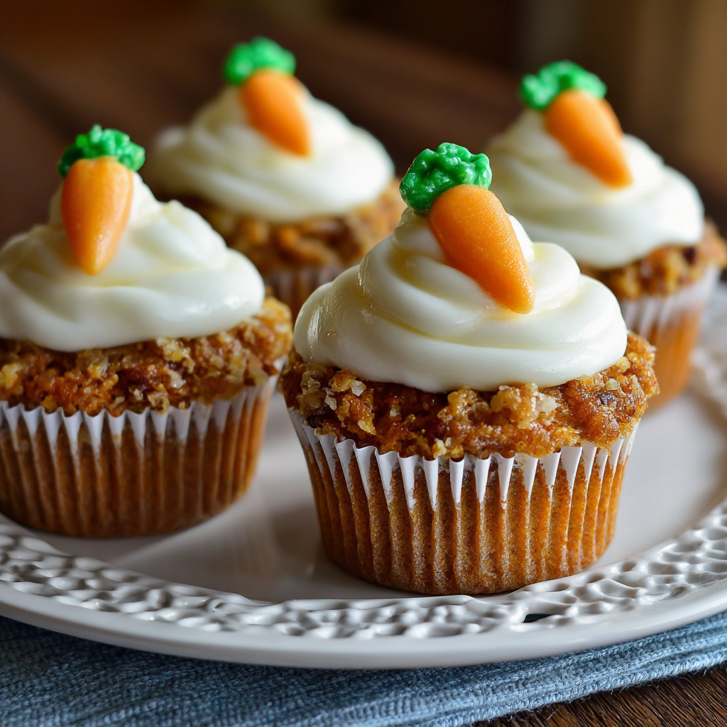 Carrot Cupcakes Recipe - Recipe Image
