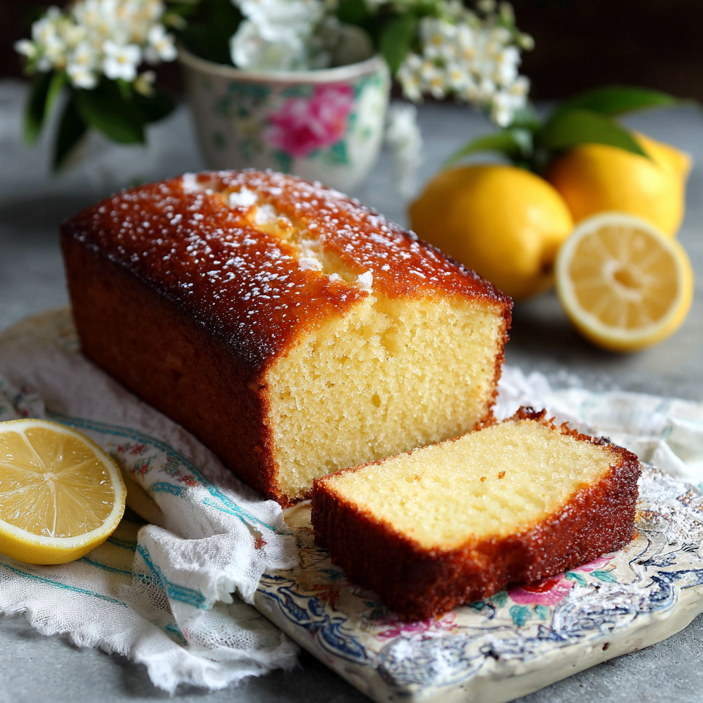 Lemon Yogurt Cake Recipe - Recipe Image