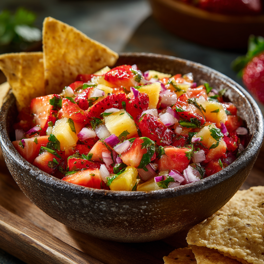 Strawberry Pineapple Salsa Recipe - Recipe Image