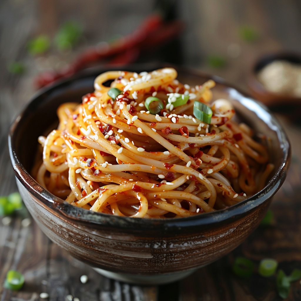 Spicy Garlic Noodles Recipe - Recipe Image