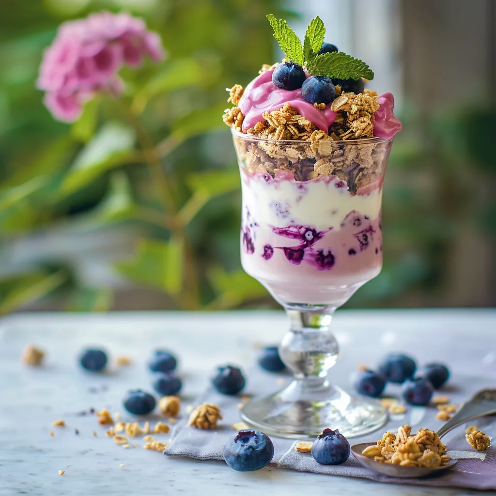 Blueberry Yogurt Parfait Recipe 2 Blueberry Yogurt Parfait Recipe - Recipe Image