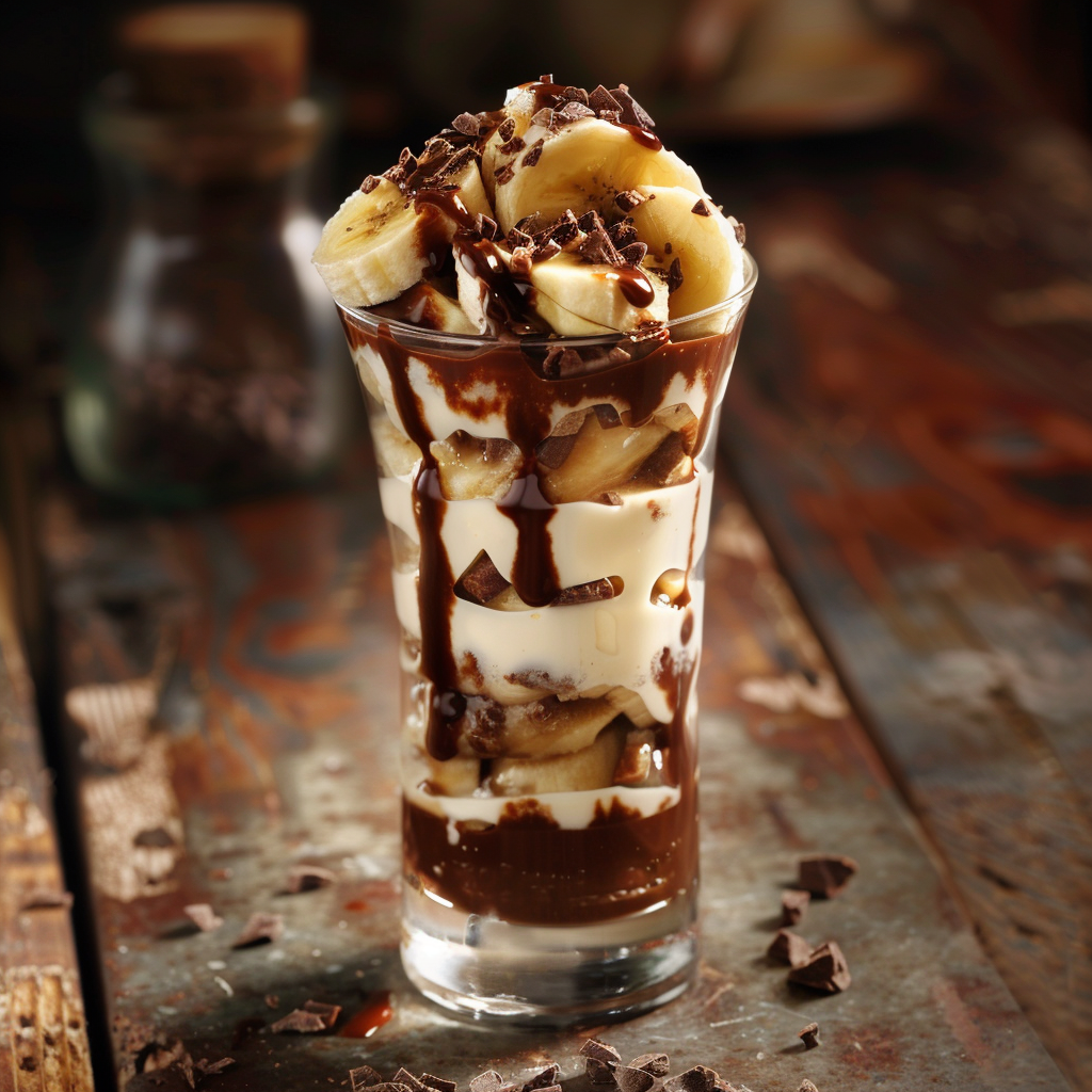 Chocolate Banana Yogurt Dessert Recipe - Recipe Image