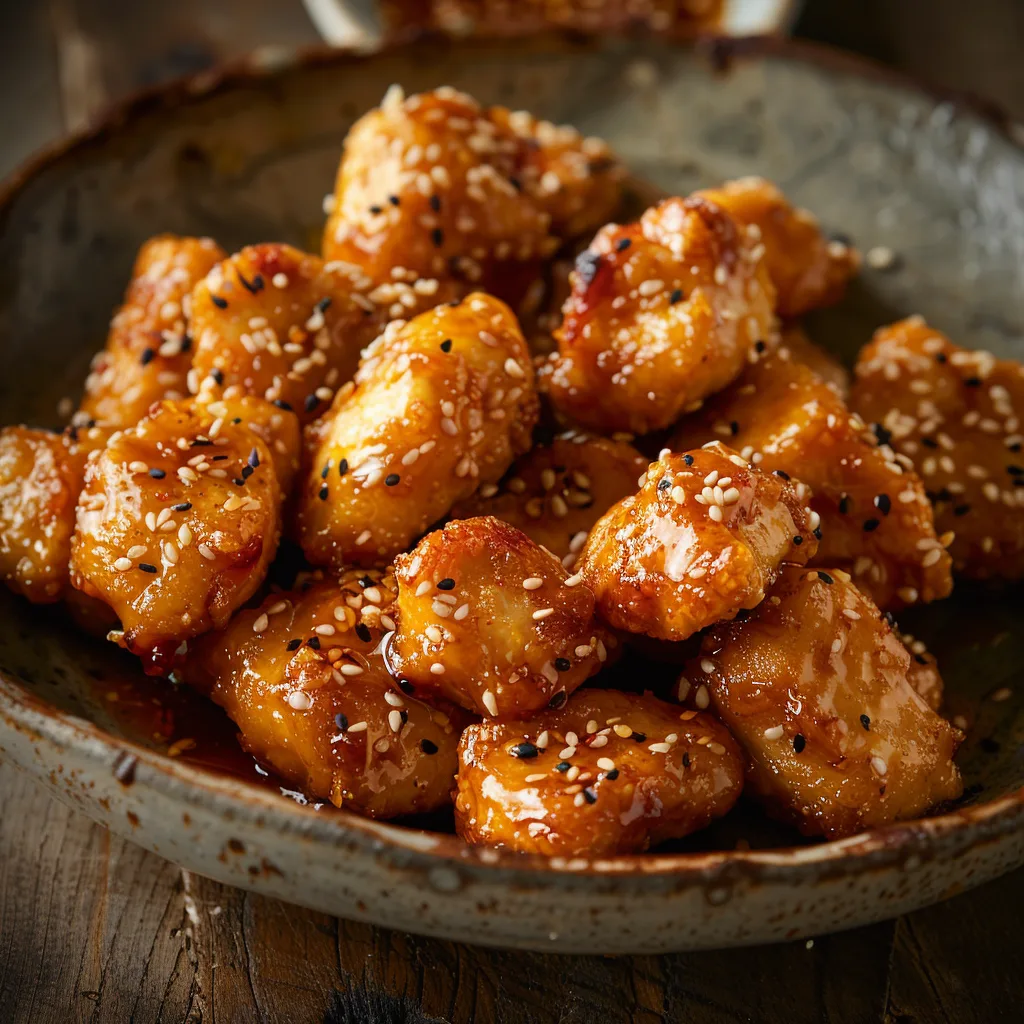 Honey Garlic Chicken Bites Recipe - Recipe Image