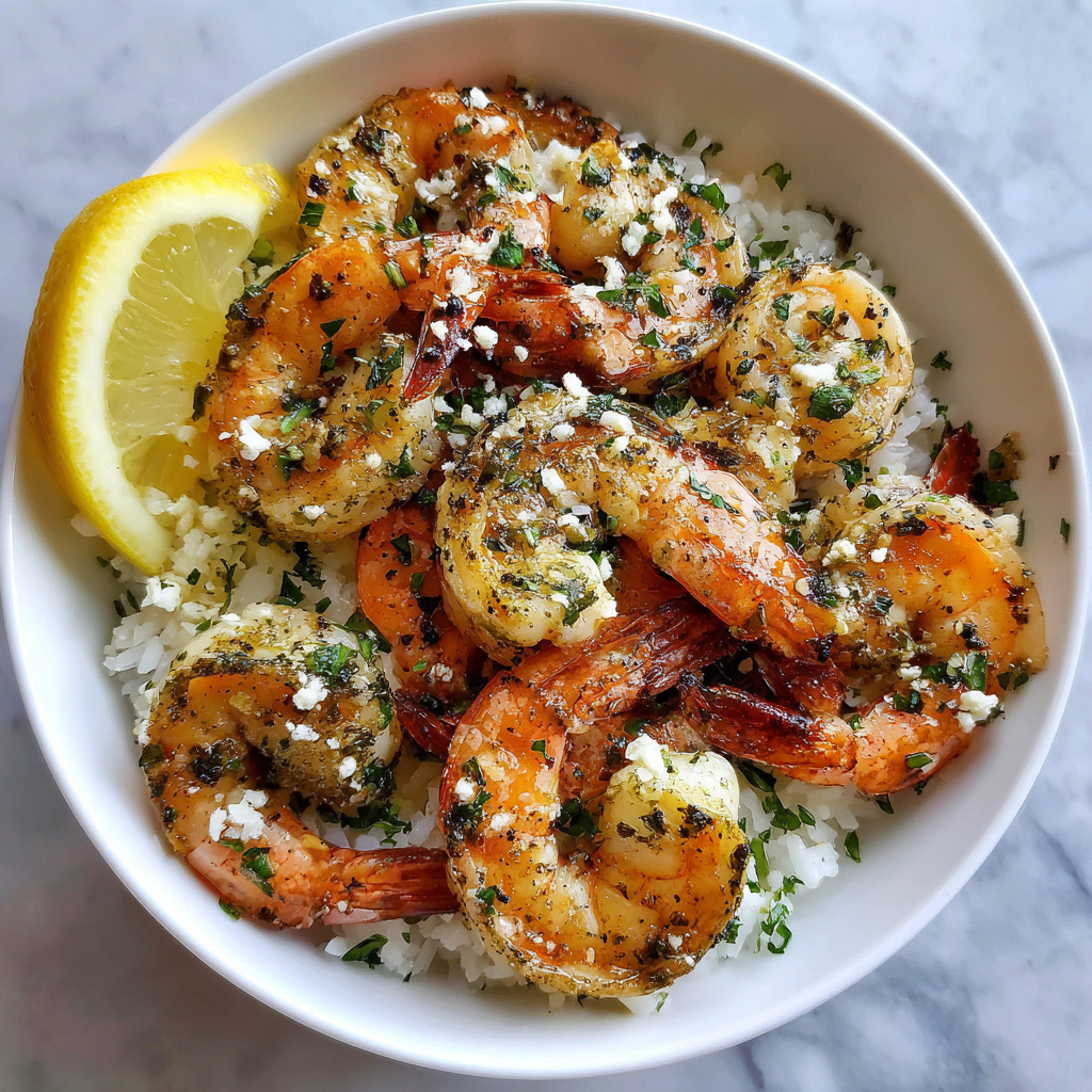 Garlic Butter Shrimp Bowl Recipe 2 Garlic Butter Shrimp Bowl Recipe - Recipe Image