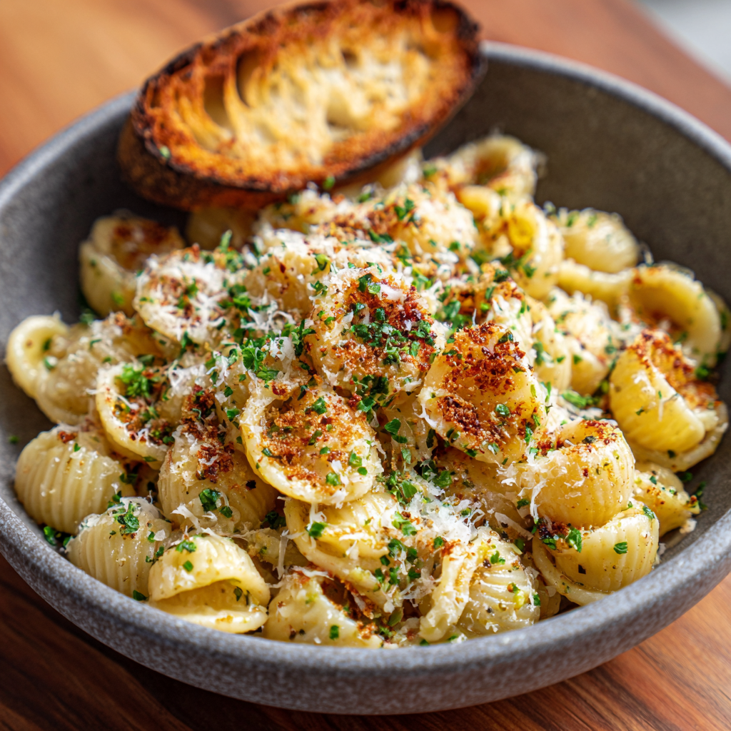 Garlic Butter Pasta Recipe - Recipe Image