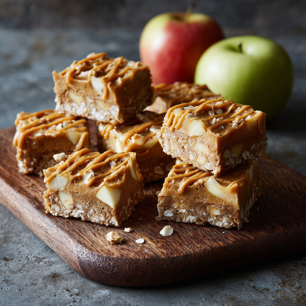 Apple Peanut Butter Slices Recipe - Recipe Image