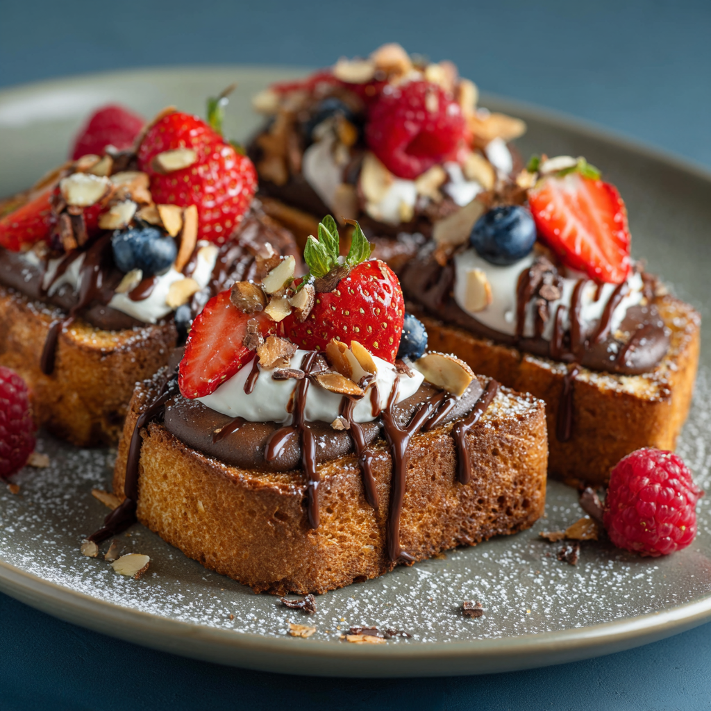 Chocolate Toast Recipe - Recipe Image