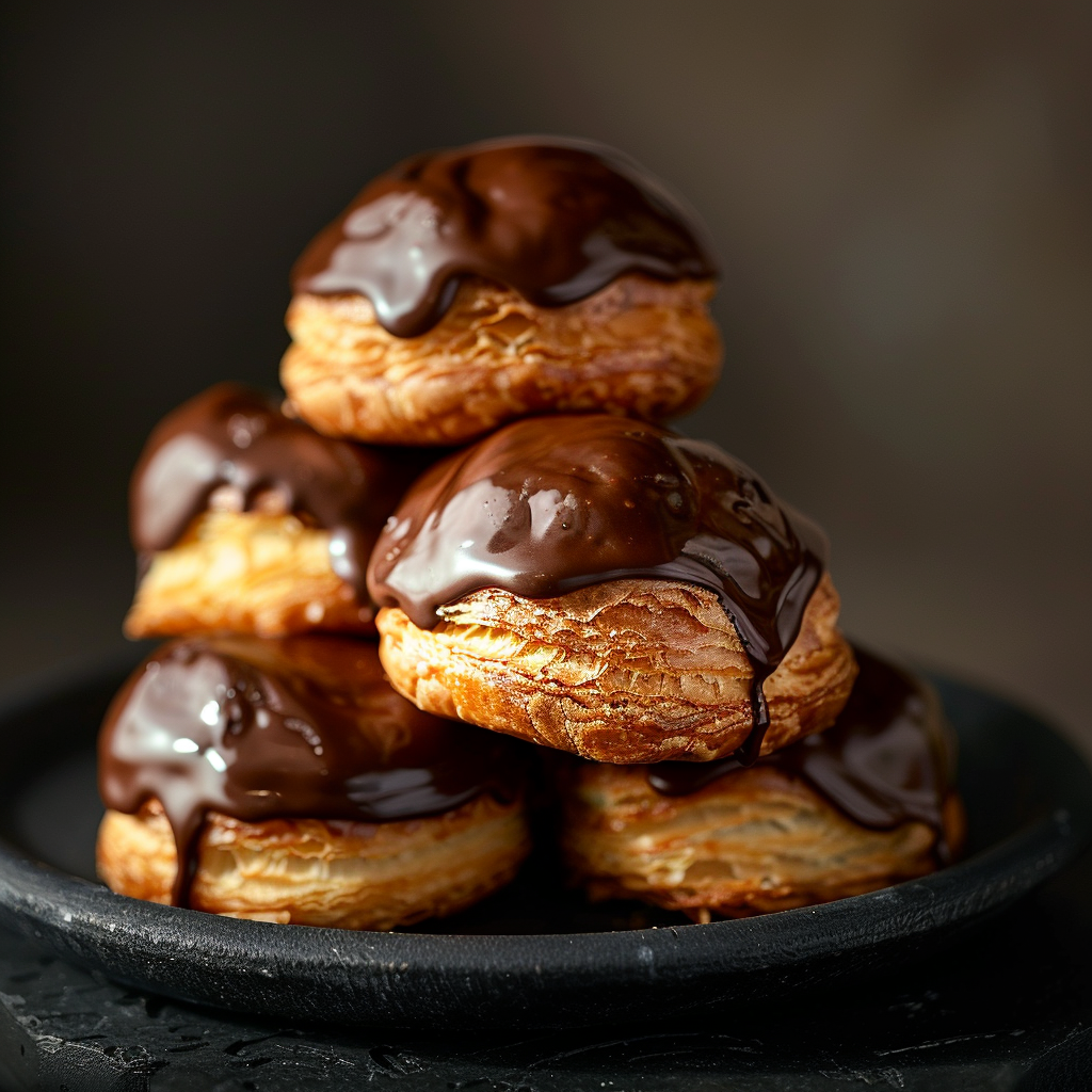 Chocolate Cream Puffs Recipe - Recipe Image