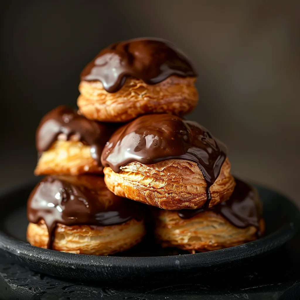 Chocolate Cream Puffs Recipe - Recipe Image