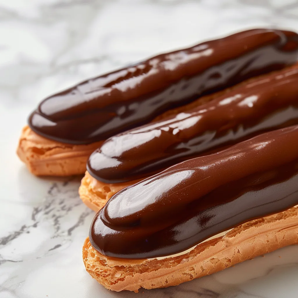Chocolate Éclairs Recipe 2 Chocolate Éclairs Recipe - Recipe Image