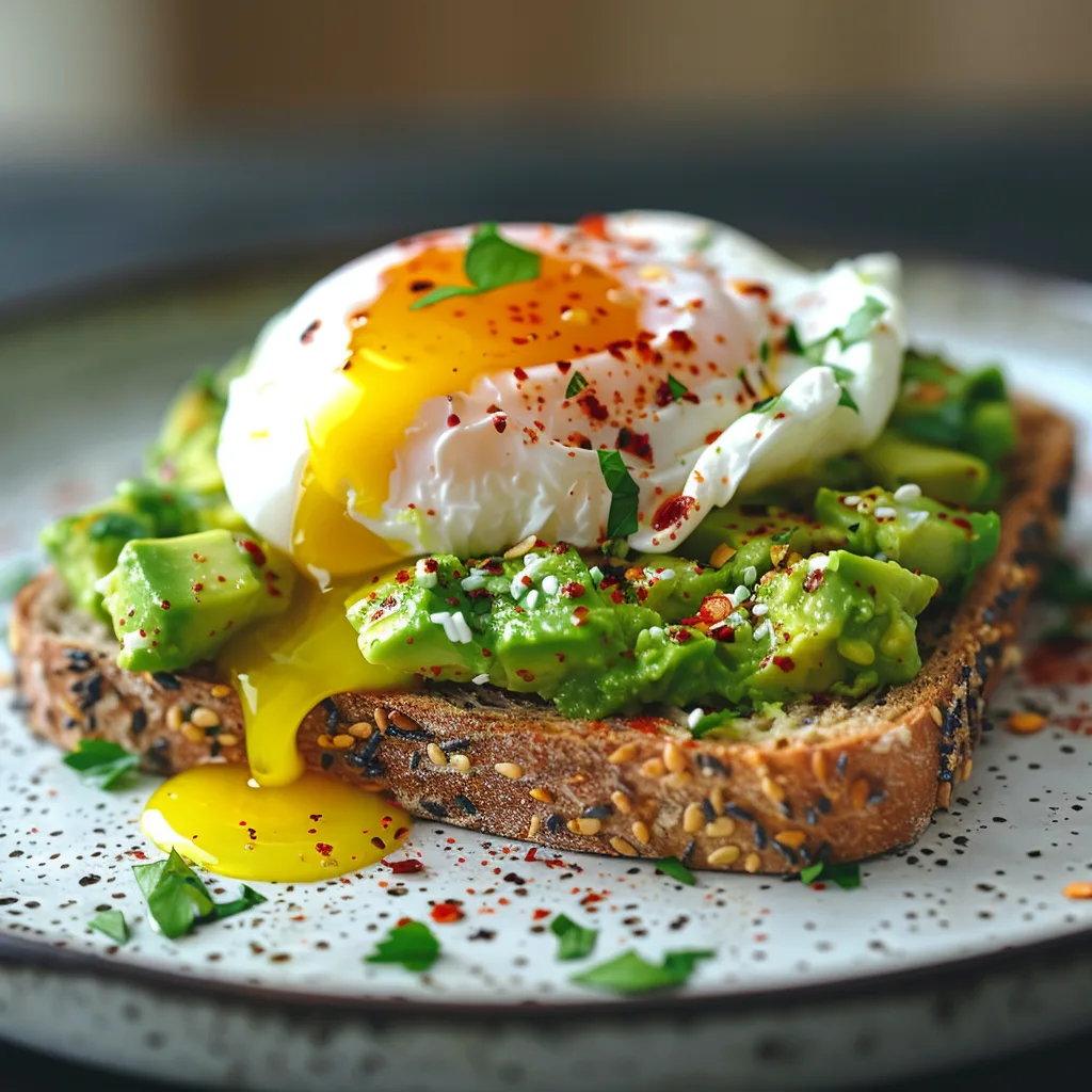 Avocado Egg Toast Recipe - Recipe Image