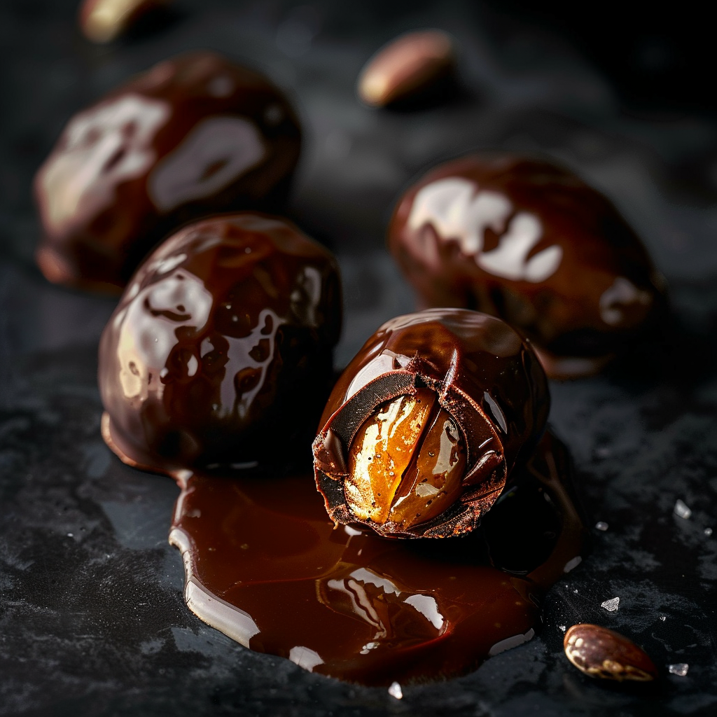 Chocolate Covered Dates Recipe 3 Chocolate Covered Dates Recipe - Recipe Image