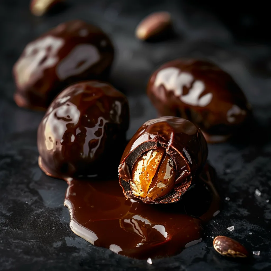 Chocolate Covered Dates Recipe 3 Chocolate Covered Dates Recipe - Recipe Image