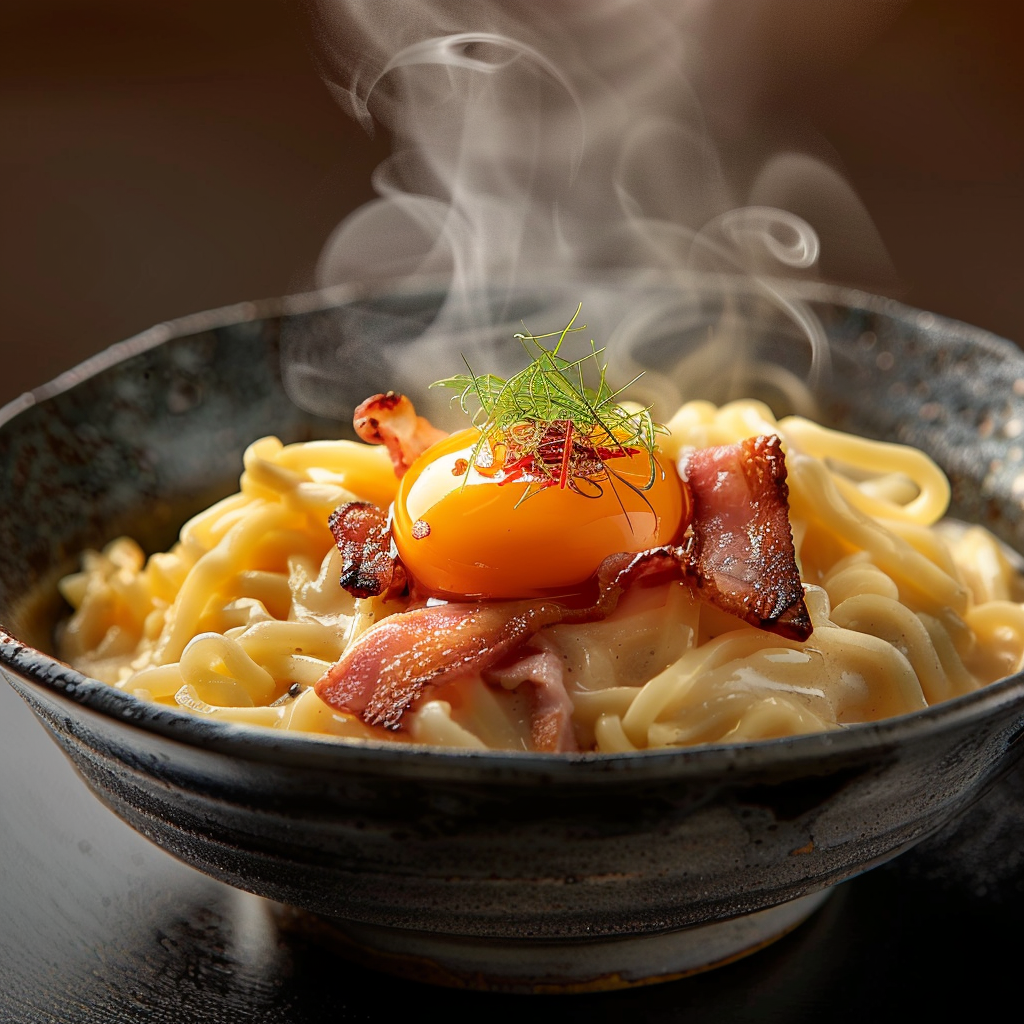 Ramen Carbonara Recipe 2 Ramen Carbonara Recipe - Recipe Image