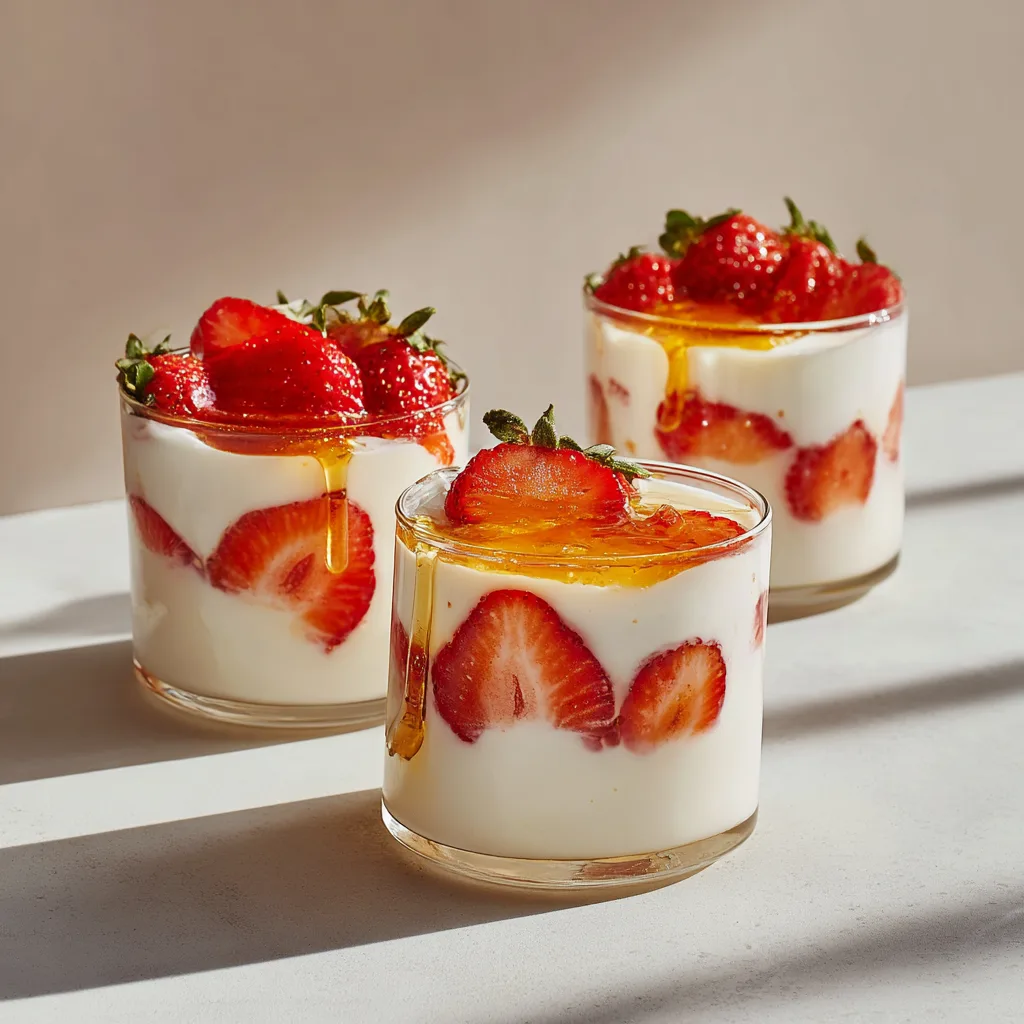 Strawberry Yogurt Cups Recipe