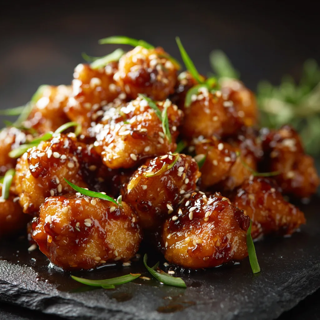 Honey Garlic Chicken Bites Recipe - Recipe Image