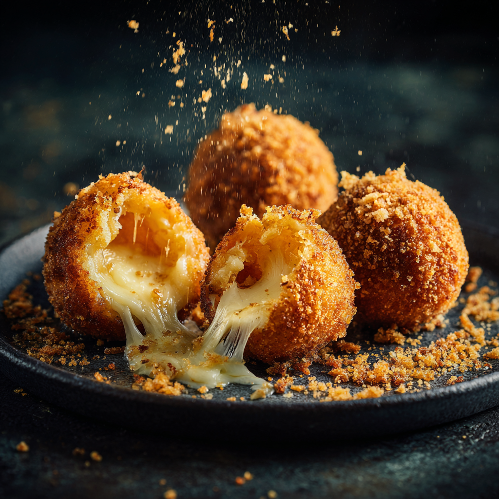 Cheesy Potato Balls Recipe - Recipe Image