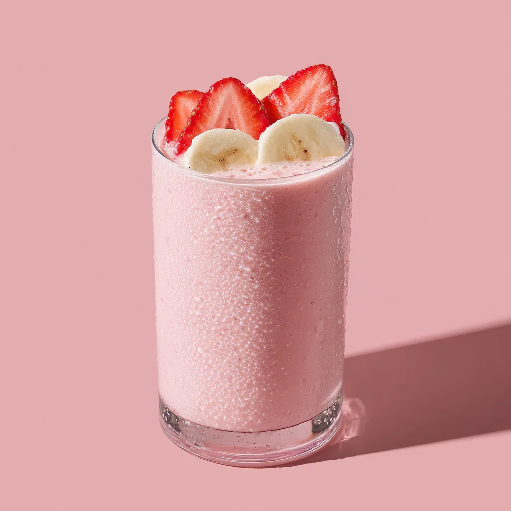 Banana Strawberry Smoothie Recipe - Recipe Image