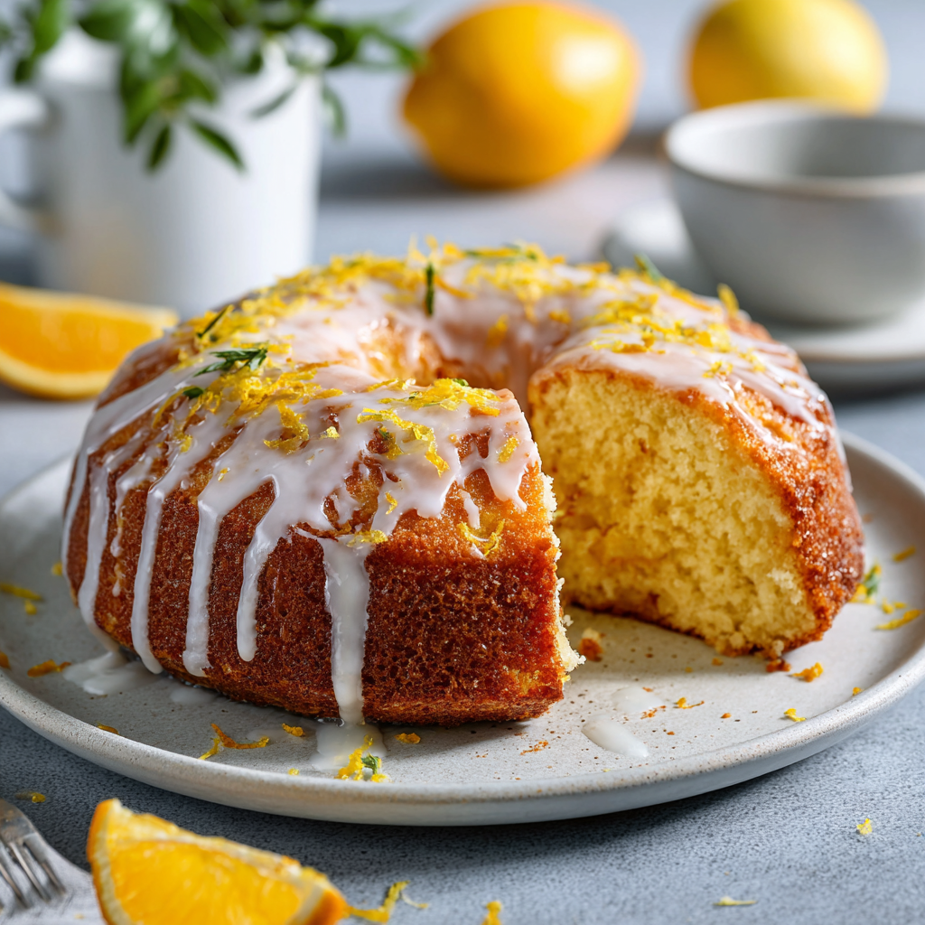 Orange Yogurt Cake Recipe 2 Orange Yogurt Cake Recipe - Recipe Image