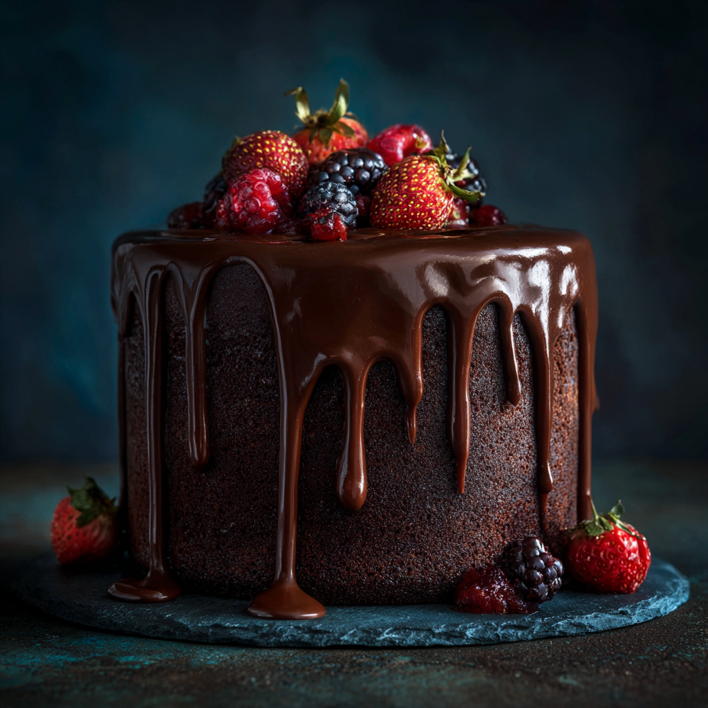 Chocolate Fudge Cake Recipe 3 Chocolate Fudge Cake Recipe - Recipe Image